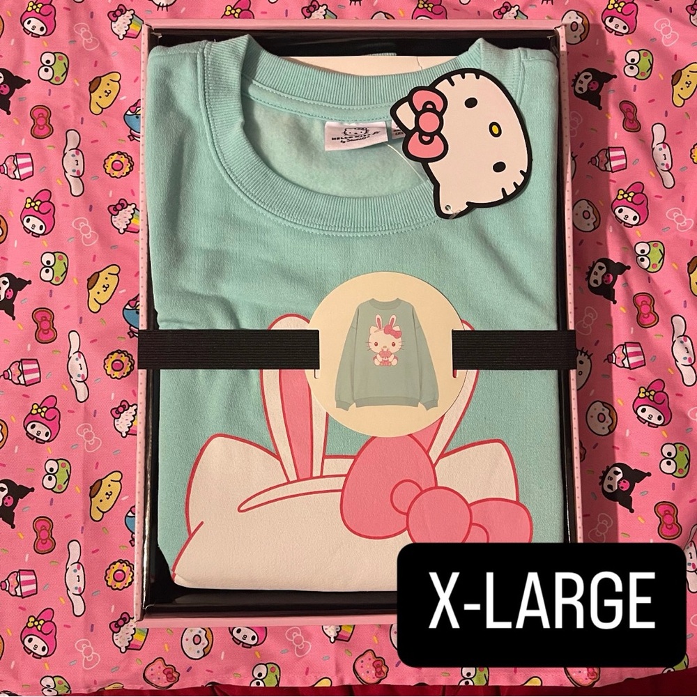 Hello Kitty Bunny Crewneck Sweater - XLarge